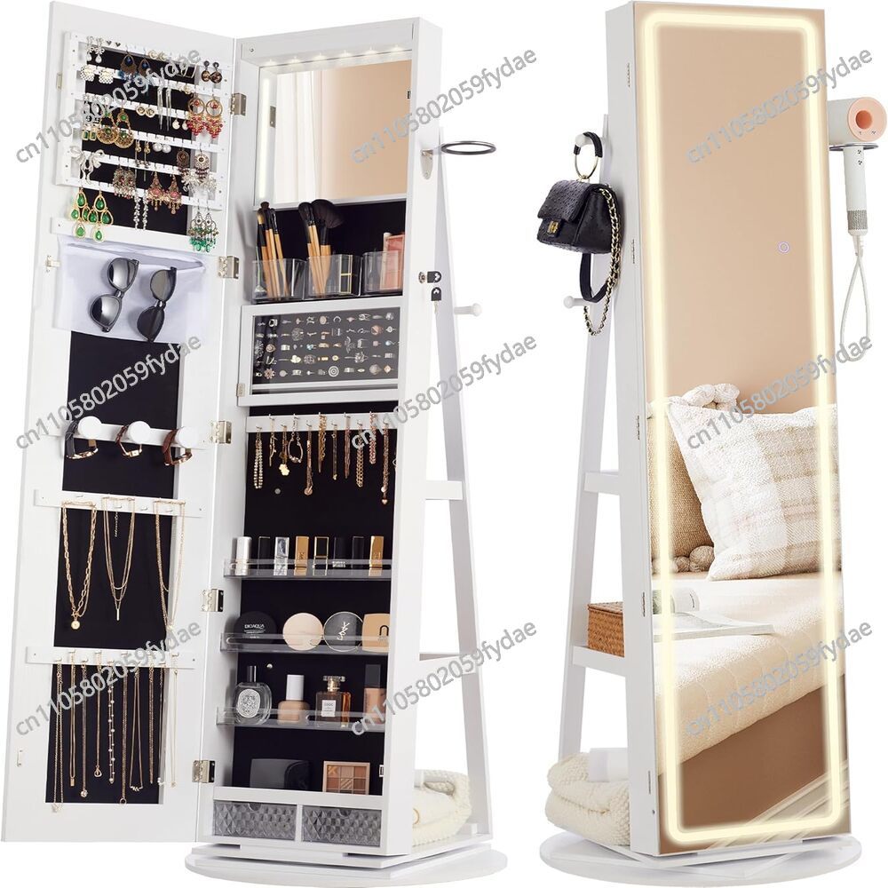 Mirror Jewelry Cabinet Standin - Full Length Mirror Jewelry Armoire recension och pris