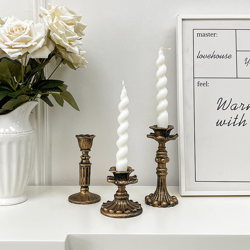 Vintage Bronze Candlestick Fig - Tables recension och pris