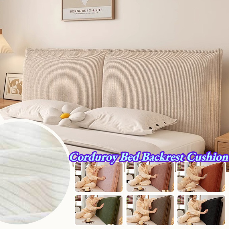 Corduroy Bed Backrest Cushion  - Headboard Cushion Backrest Tatami recension och pris