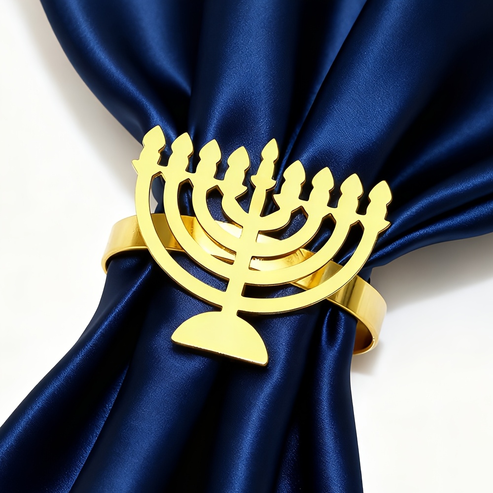 6Pcs Hanukkah Menorah Napkin R - Tables recension och pris