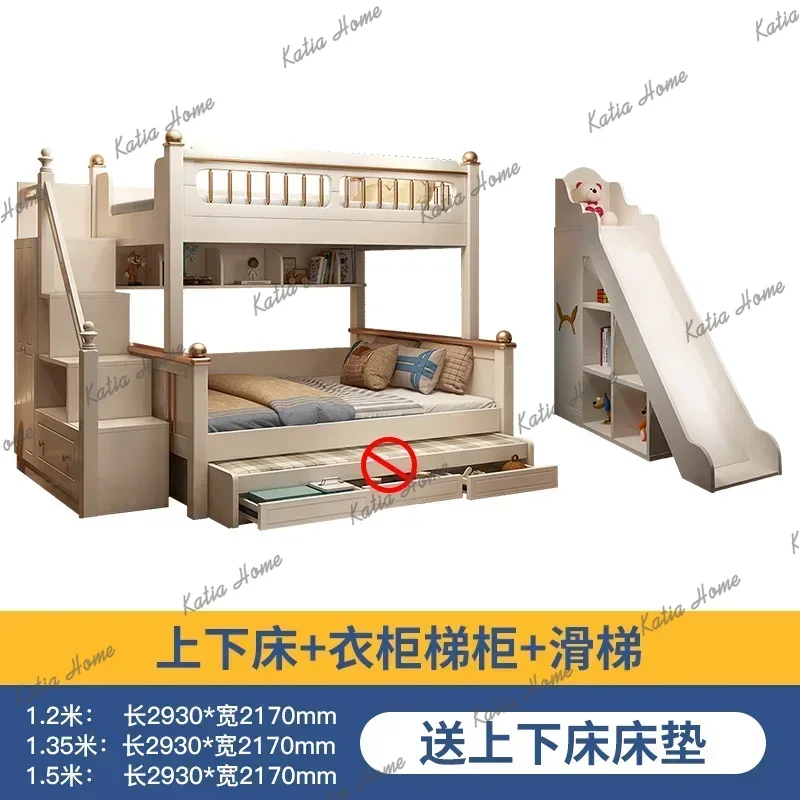 135x190cm Wood Mattress Bunk B - King Size Bed Frame With Storage Drawers recension och pris