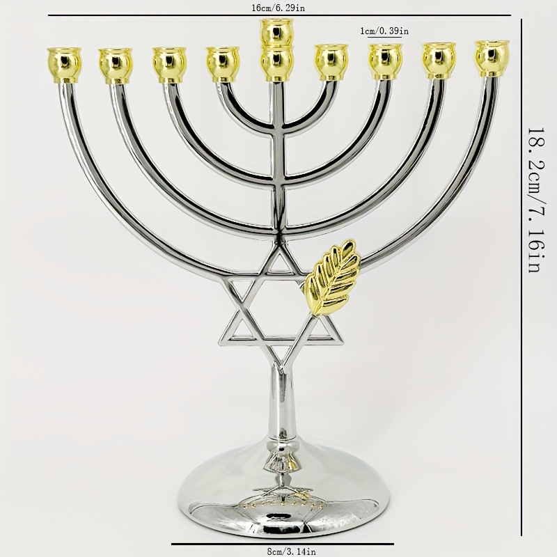 Hanukkah Menorah 9 Branch Cand - Tables recension och pris