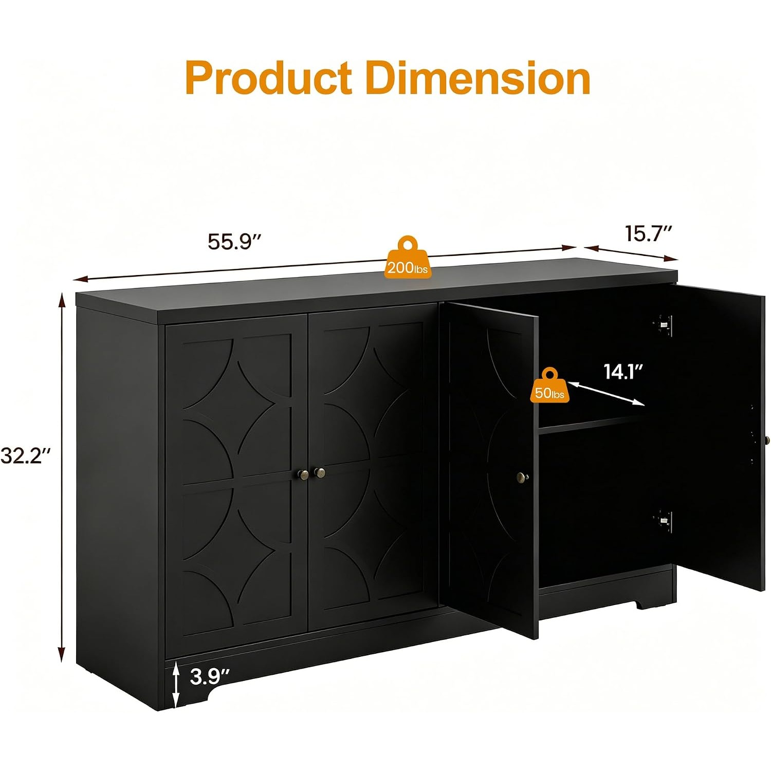 Sideboard Buffet Cabinet with  - Tables recension och pris