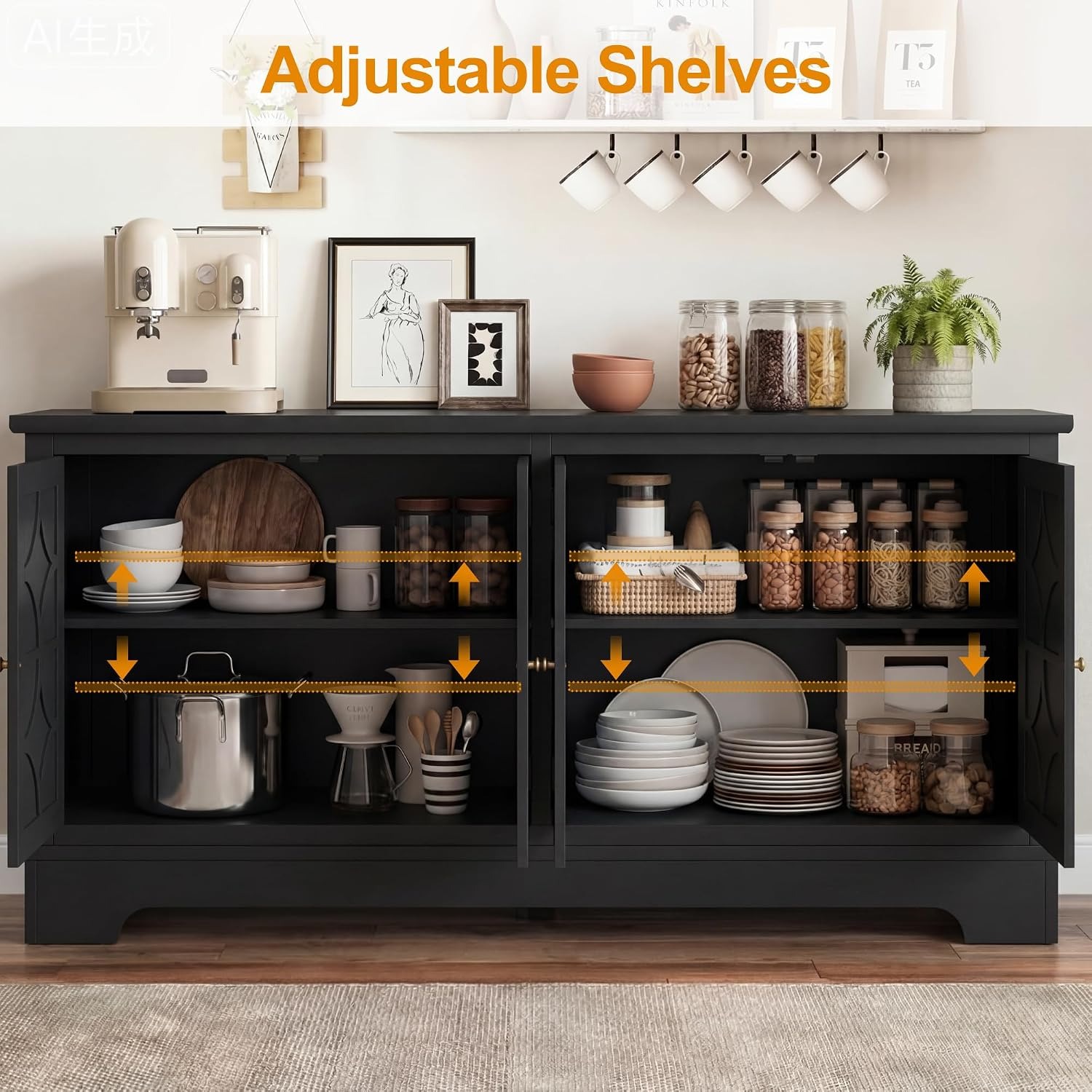 Sideboard Buffet Cabinet with  - Tables recension och pris