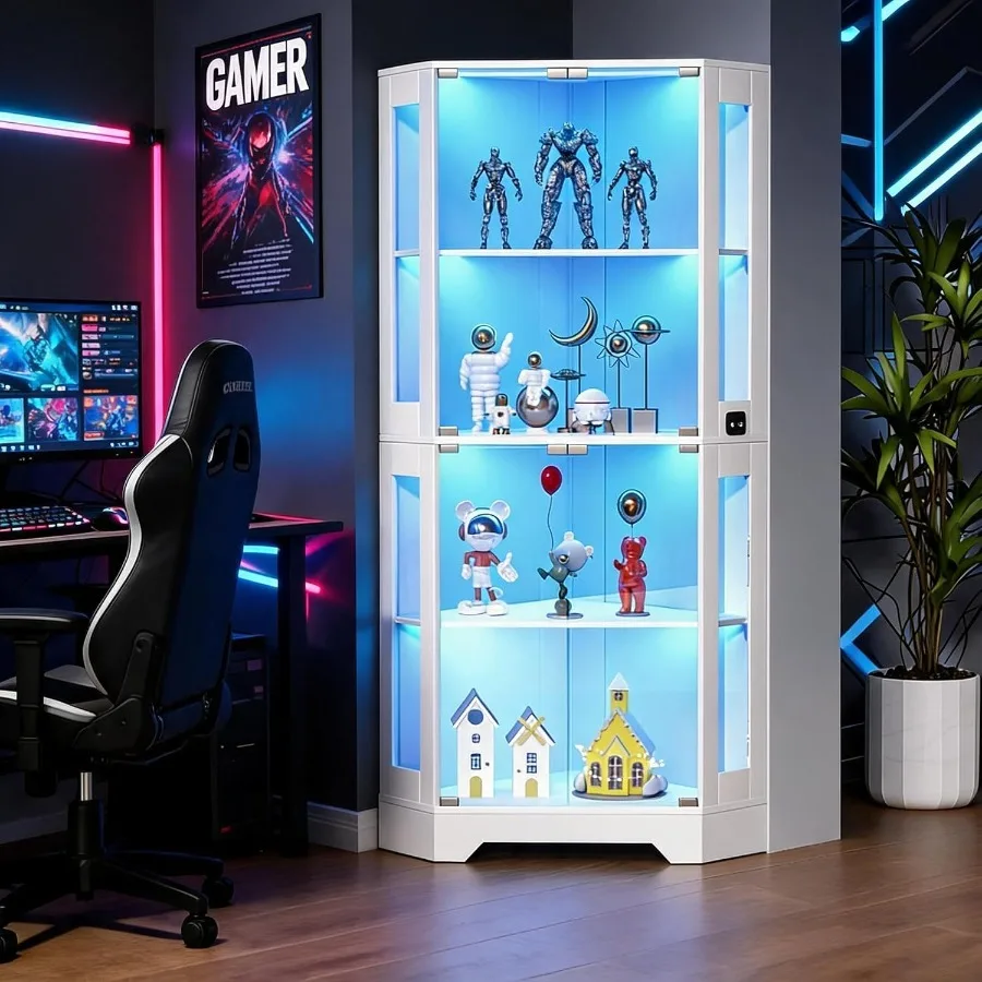 65 White Corner Collectible Cu - Storage recension och pris