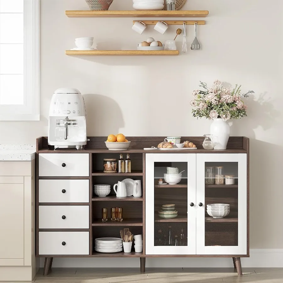 55 Glass Door Sideboard for Li - Storage recension och pris
