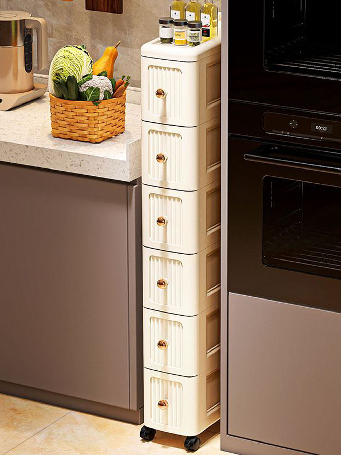 15CM Wide Gap Storage Cabinet  - Tables recension och pris