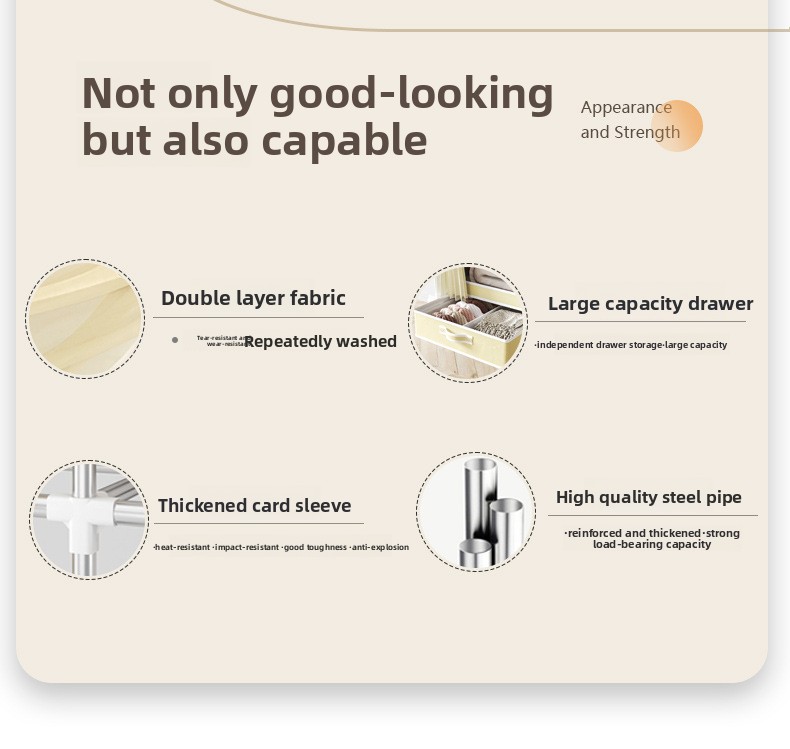 Portable Closet with Cover Fol - Wardrobe Closet Portable Fabric Cover recension och pris