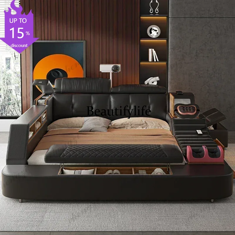 A182 Black King Size Frame Dou - King Size Bed Frame With Storage Drawers recension och pris
