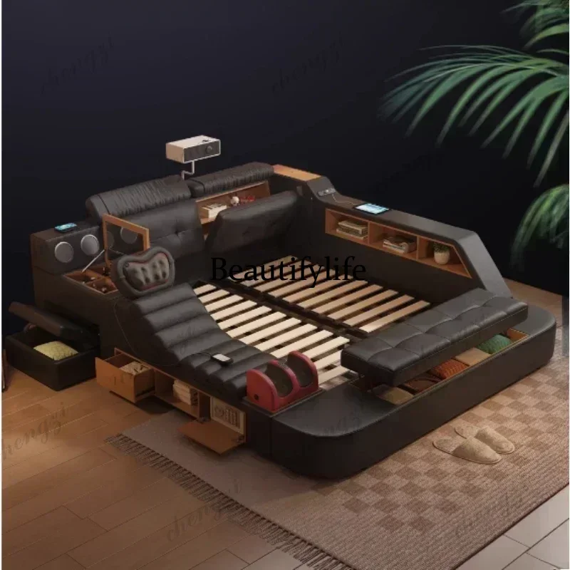 A182 Black King Size Frame Dou - King Size Bed Frame With Storage Drawers recension och pris