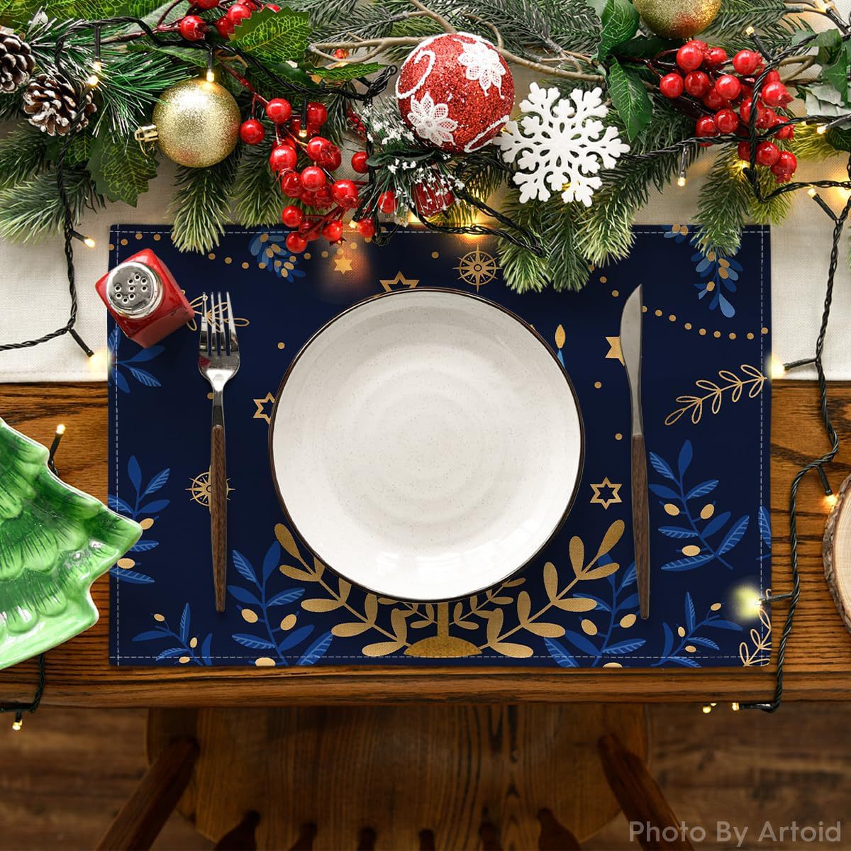 8Pcs Hanukkah Rosh Hashanah Pa - Tables recension och pris