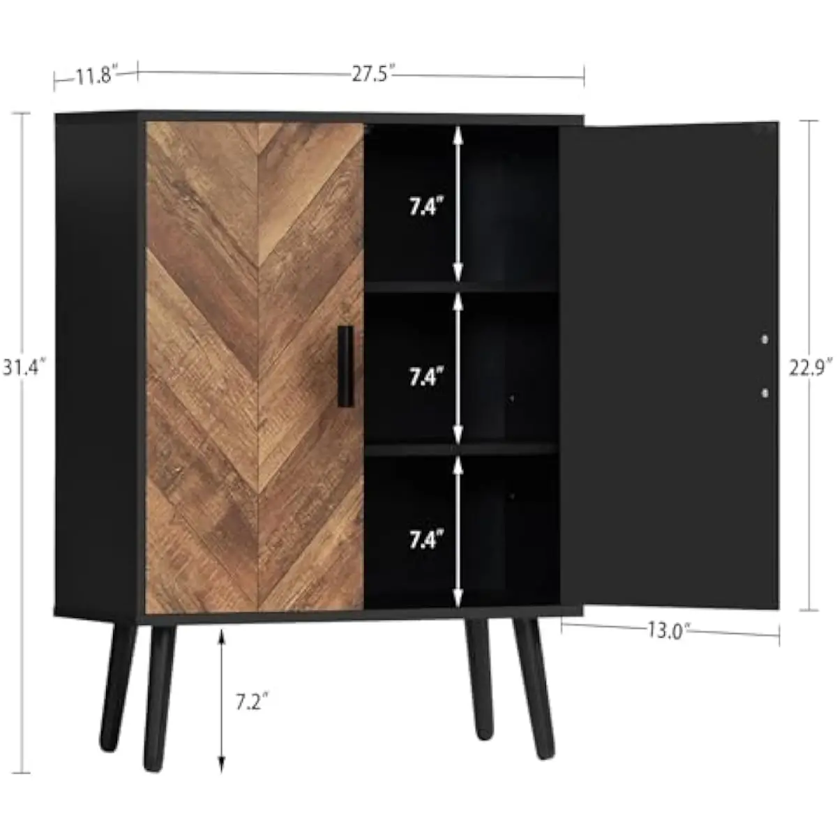 Storage Unit with Two Adjustab - Storage recension och pris