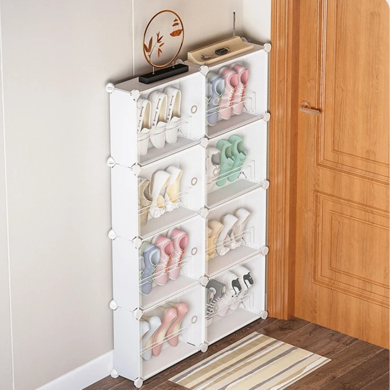 ‌No Drill Over Door Shoe Rack  - Shoe Rack Cabinet Narrow Entryway recension och pris