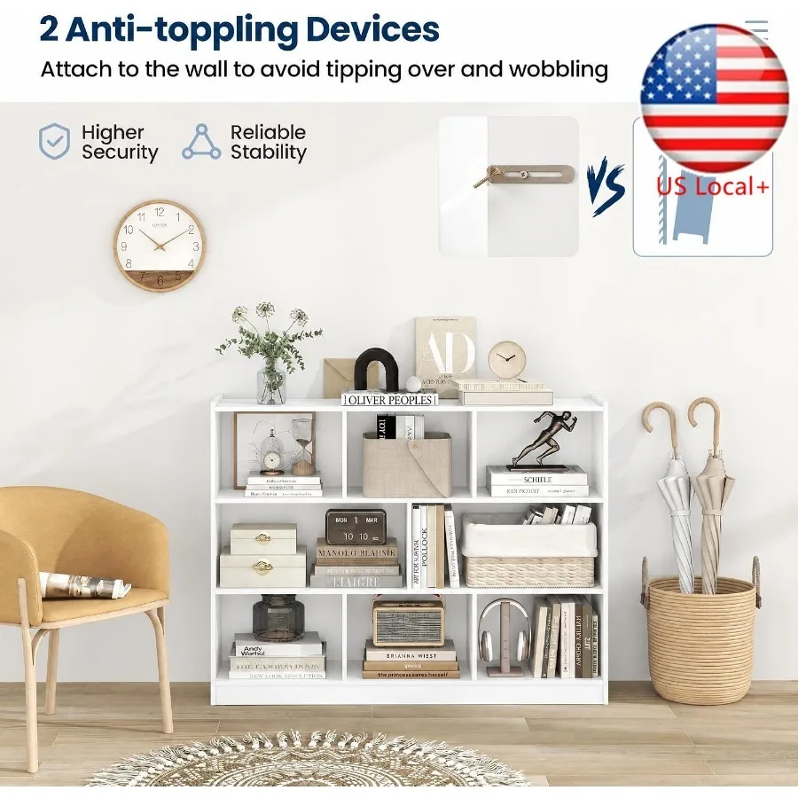 8-Cube Bookcase for living roo - Storage recension och pris