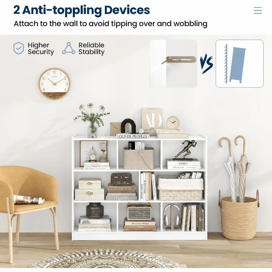 8-Cube Bookcase for living roo - Storage recension och pris