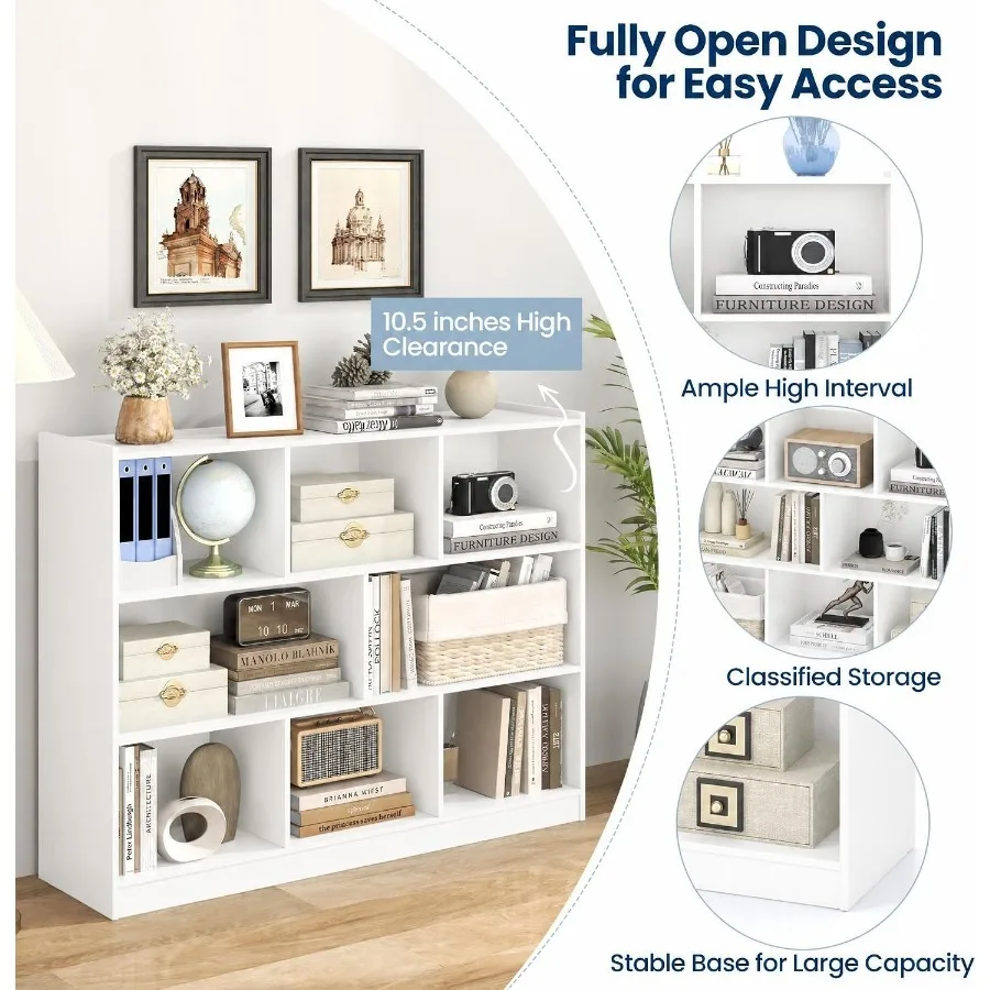 8-Cube Bookcase for living roo - Storage recension och pris