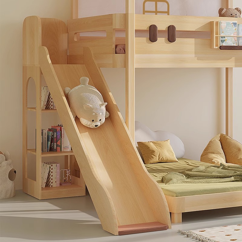 Bunk bed slide single sale chi - Bunk Bed With Stairs And Slide recension och pris