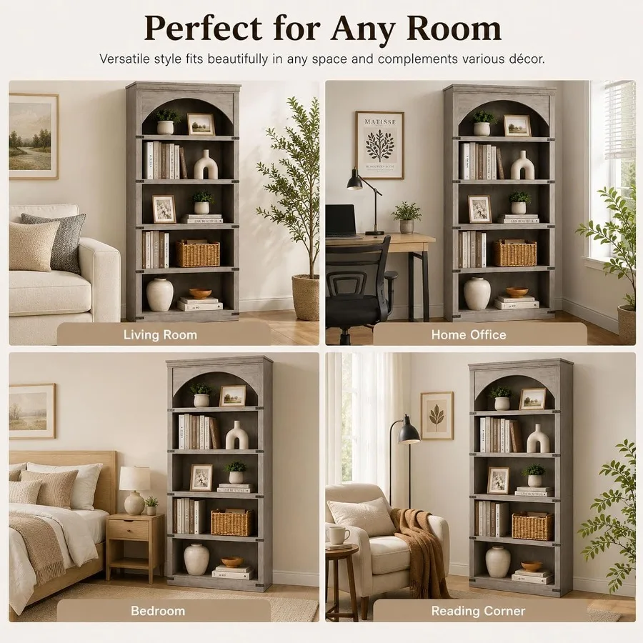 68.7 Tall Farmhouse Arched Boo - Storage recension och pris