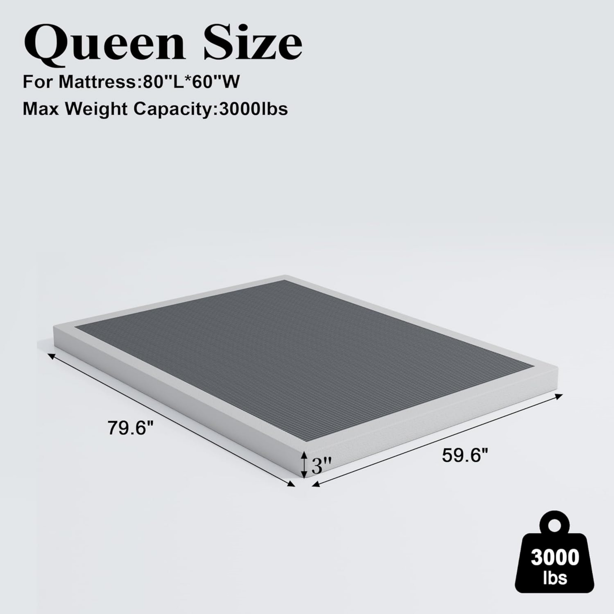 Low Profile Box Spring Queen S - Memory Foam Mattress In A Box Queen recension och pris