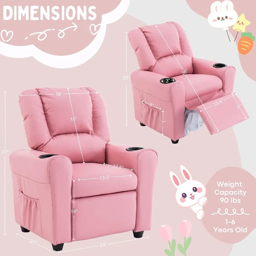 Recliner Chair for Ages 1-6, P - Sofas recension och pris