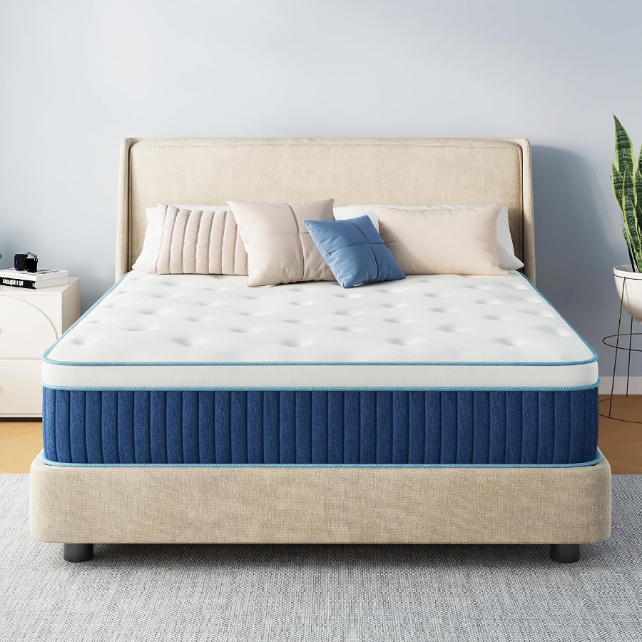 12 Inch Queen Hybrid Mattress  - Memory Foam Mattress In A Box Queen recension och pris
